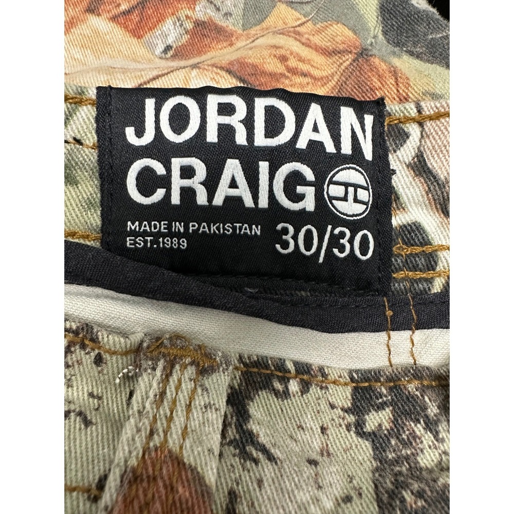 Jordan Craig Men Real Tree Camo Cargo Utility Pants 30x30 Cotton Tree Leaf Print - Picture 4 of 6